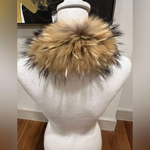 Theory fur detachable collar OSFA - Picture 3 of 5